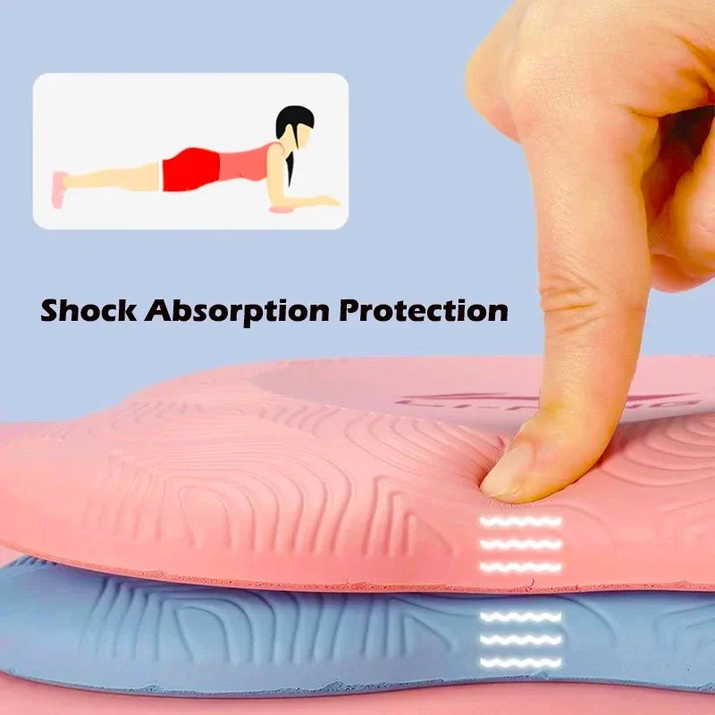2-Pack Thick Yoga Knee & Elbow Pads – Non-Slip Cushions Yoga Support Pads Axl