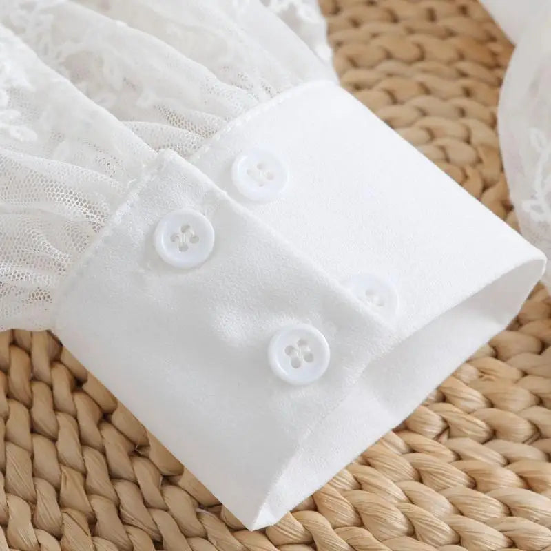 White Lace Detachable Cuffs – Fake Sleeves for Bridal & Costume Detachable Lace Cuffs Axl