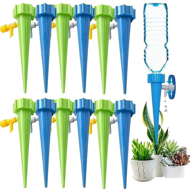 40-Pack Self-Watering Spikes – Automatic Plant Drip System Drip Irrigation Kit Axl