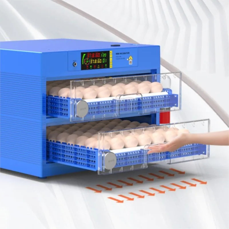132-Egg Automatic Incubator – Chicken, Duck, Quail & Goose Egg Incubator Axl