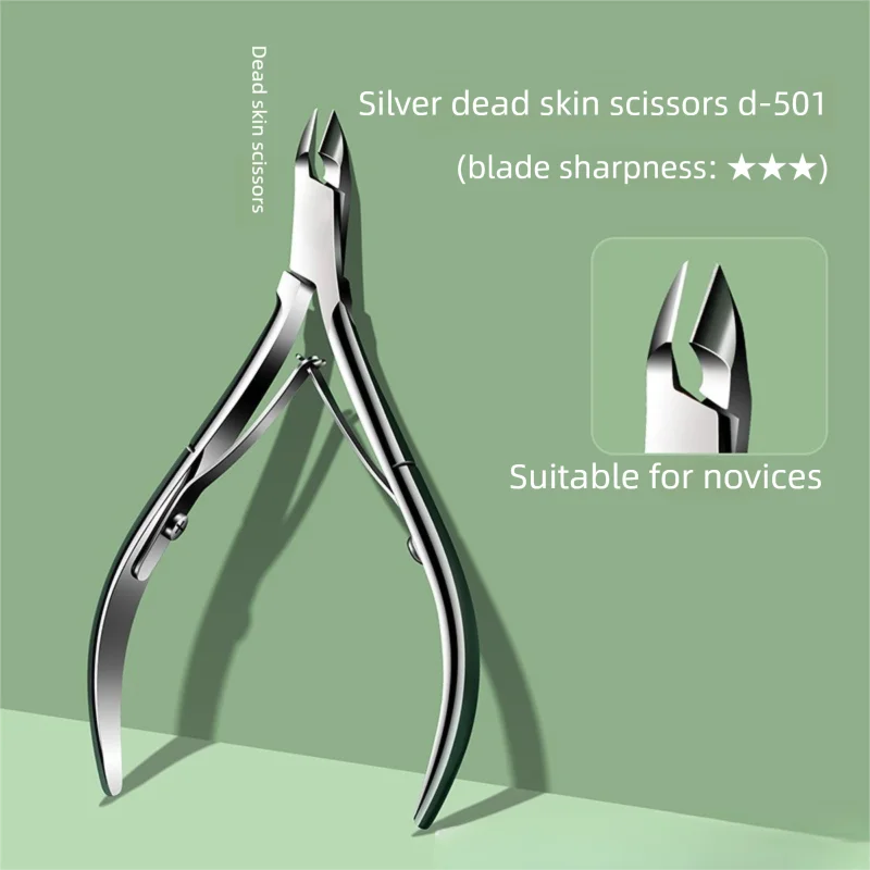 Professional Stainless Steel Cuticle Nipper | Nail Care Tool Cuticle Nipper Axl Silver