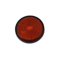 Circular Motorcycle Bicycle Reflector – M6 Screw Night Safety Vehicle Reflector Axl Red