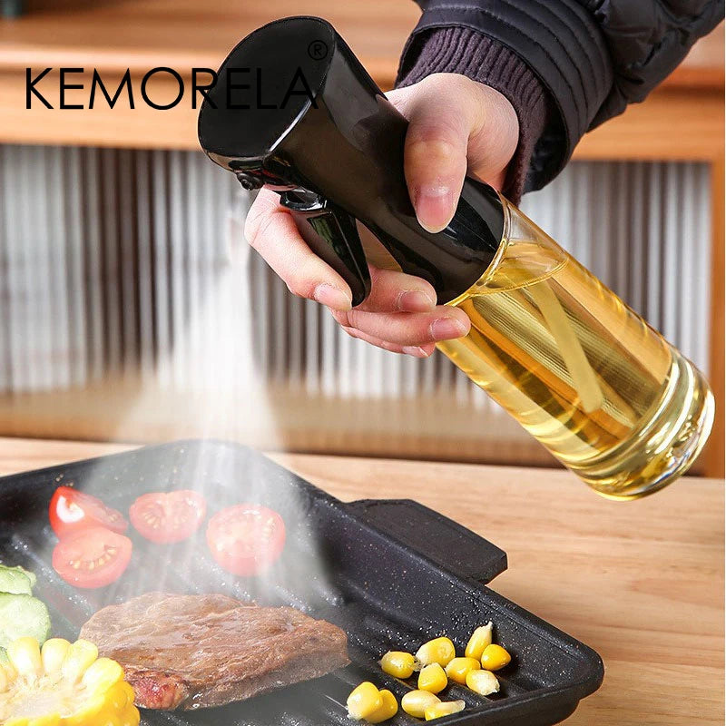 KEMORELA Oil Spray Bottle 200/300ml – BBQ & Kitchen Sprayer Oil Spray Bottle Axl