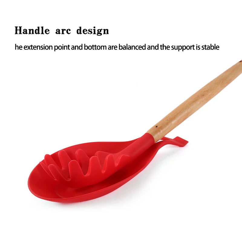 Silicone Spoon Rest & Spatula Holder – Heat Resistant Kitchen Tray Silicone Spoon Rest Axl