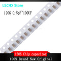 100pcs 1206 SMD Ceramic Capacitor Kit 0.5pF–100uF Assortment Ceramic Capacitor Kit Axl 10pF