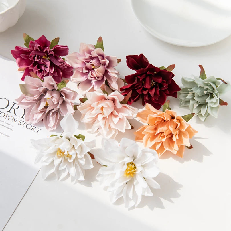 Silk Gerbera Artificial Flowers 40/80 Pcs – Wedding & DIY Decor Artificial Silk Flowers Axl