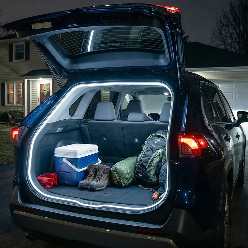 Car Trunk LED Light Strip – Auto-Sensing Ambient Interior Light Car Interior LED Light Axl