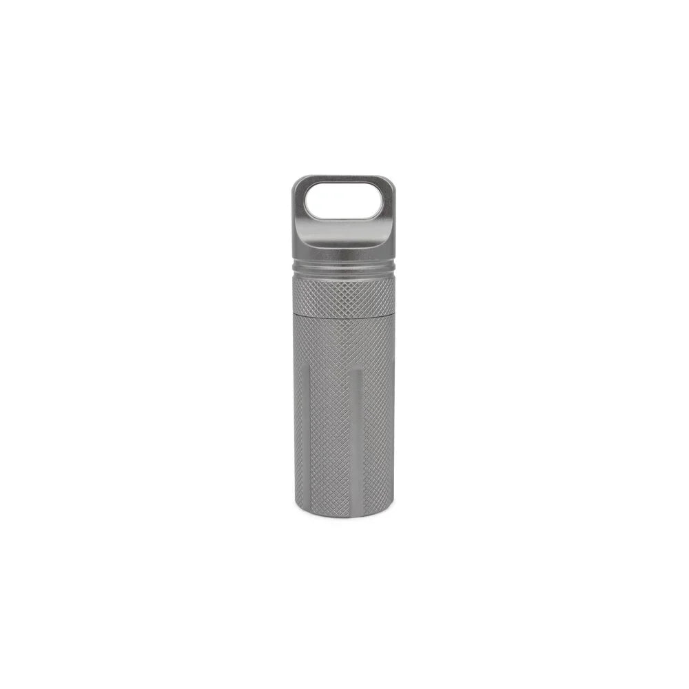 Waterproof Aluminum EDC Pill Canister – Outdoor Seal Bottle EDC Pill Canister Axl gray
