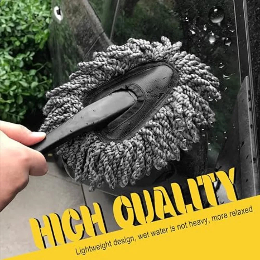 Retractable Microfiber Car Duster Wash Mop – Multi-Surface Car Cleaning Mop Axl