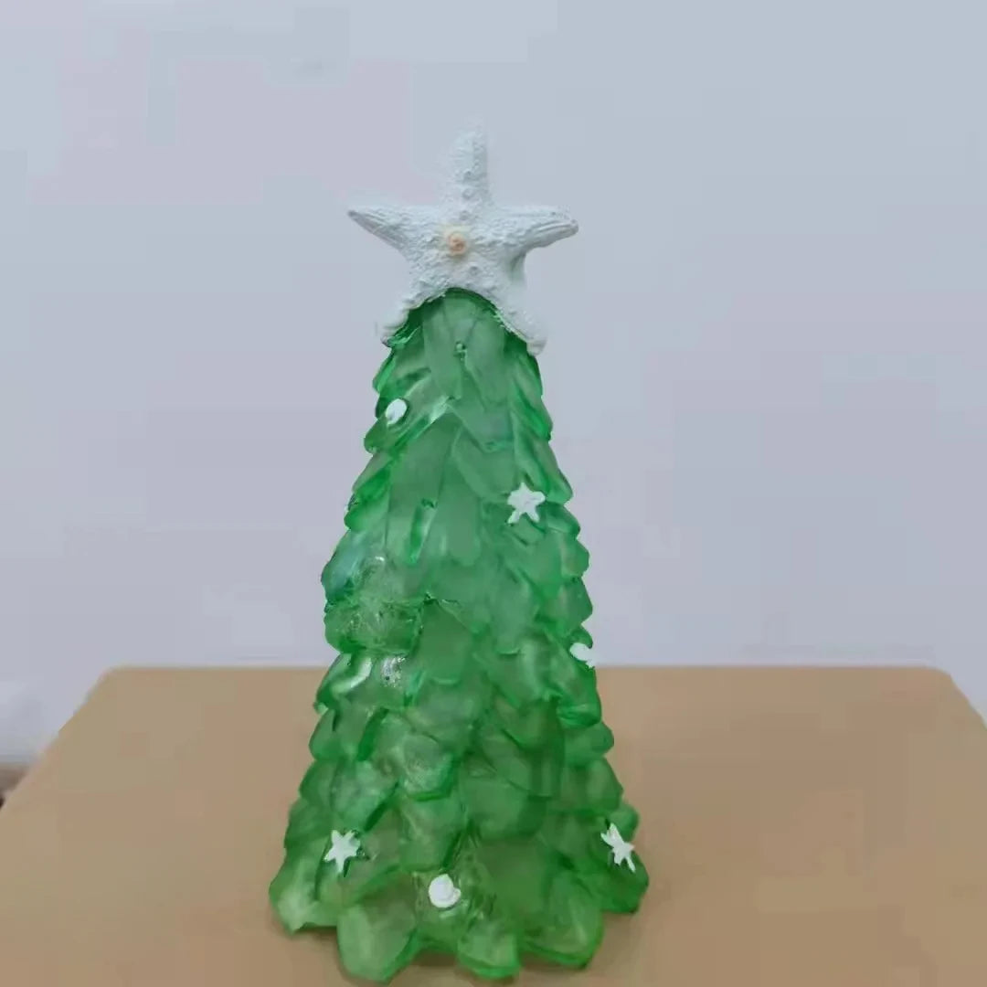 Jade Starfish Resin Christmas Ornament | Tree & Home Decor Christmas Ornament Axl L green