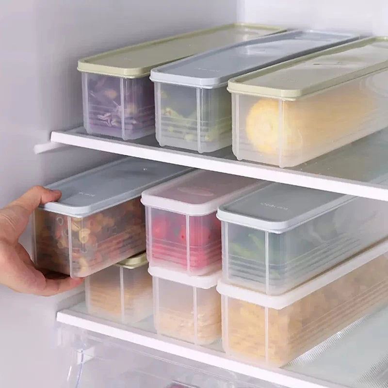 Rectangular Plastic Food Storage Container – Airtight Fridge Box Food Storage Container Axl