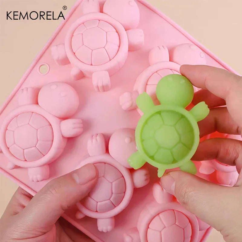 Sea Animal Silicone Candy Molds 6-Cavity | Gummy & Chocolate Silicone Candy Mold Axl