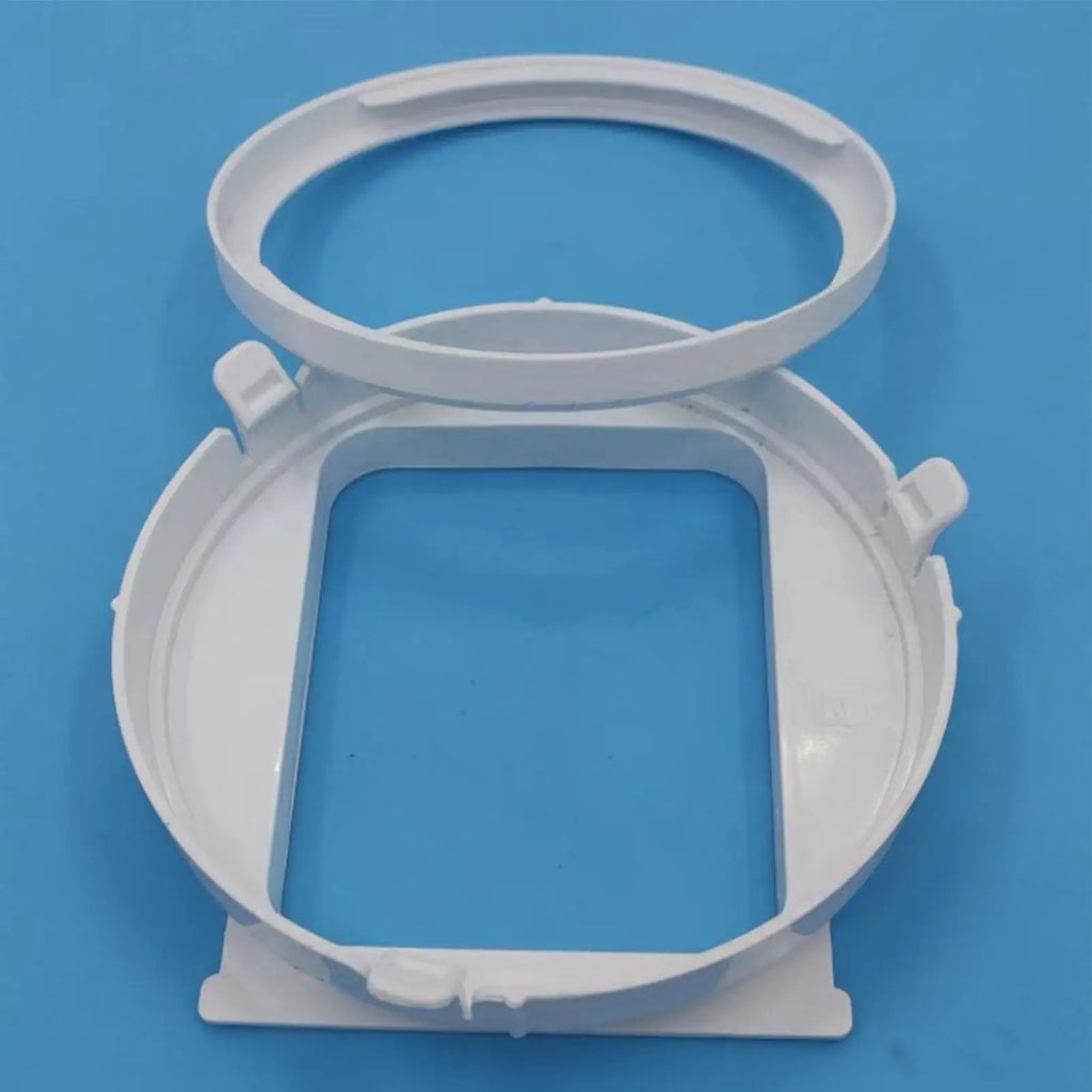 Flat AC Exhaust Hose Window Adapter | Square Quick Connector AC Hose Adapter Axl