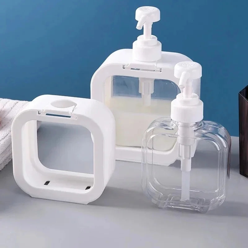 Transparent Soap Dispenser 300/500ML – Refillable Pump Bottle Soap Dispenser Axl