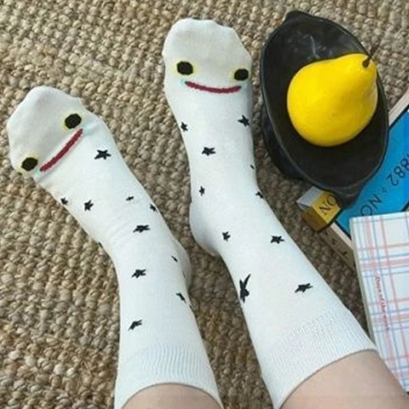 Novelty Garden Eel & Shark Mid Socks – Breathable Cotton Gift Novelty Mid Socks Axl One Size A4