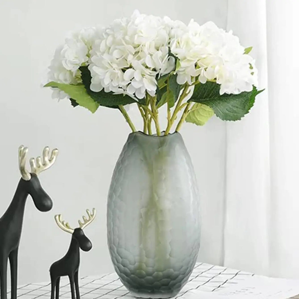 Silk Hydrangea Artificial Bouquet – Wedding & Home Décor Artificial Flower Bouquet Axl
