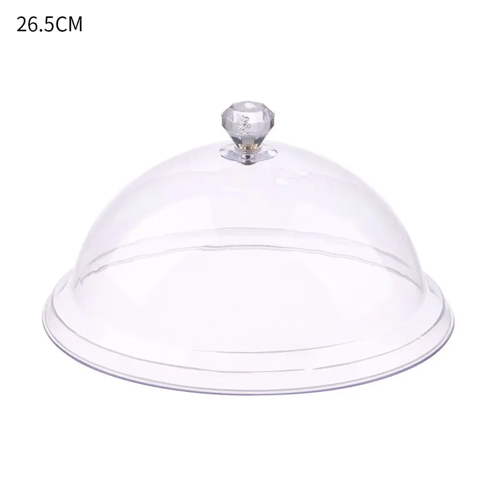 Round Plastic Cake Dome Cover – Dust-Proof Food Display Lid Food Dome Cover Axl 26.5CM