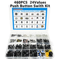 460-Piece SMD Tactile Push Button Switch Kit – 24 Values Switch Assortment Kit Axl Default Title