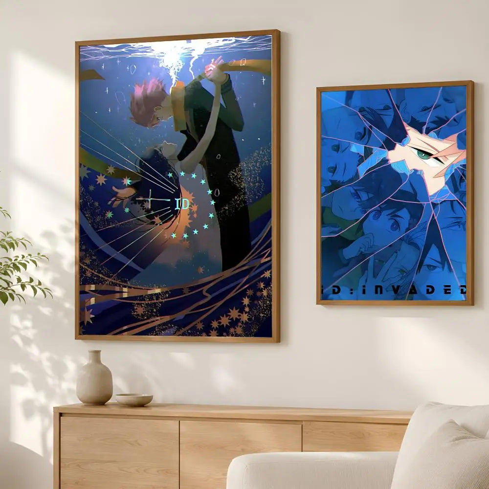 ID: Invaded Anime Poster – Self-Stick HD Waterproof Wall Art Anime Wall Poster Axl