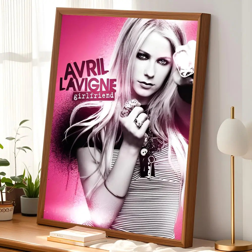 Avril Lavigne Self-Stick HD Wall Poster – Waterproof Home Decor Wall Art Poster Axl