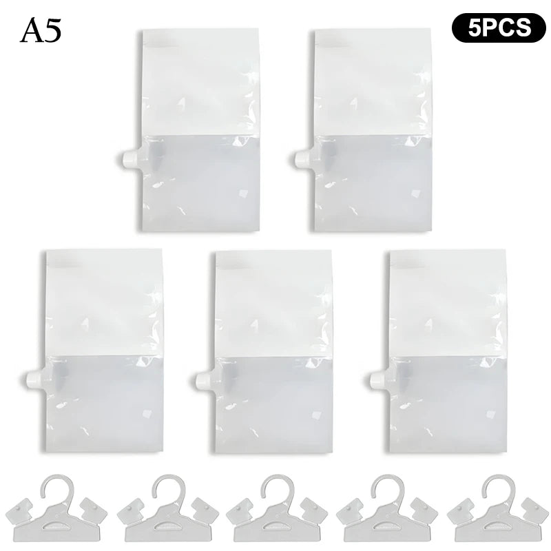 Reusable Hanging Moisture Absorber Bags – 1/5/10 Pack Moisture Absorber Bags Axl A5
