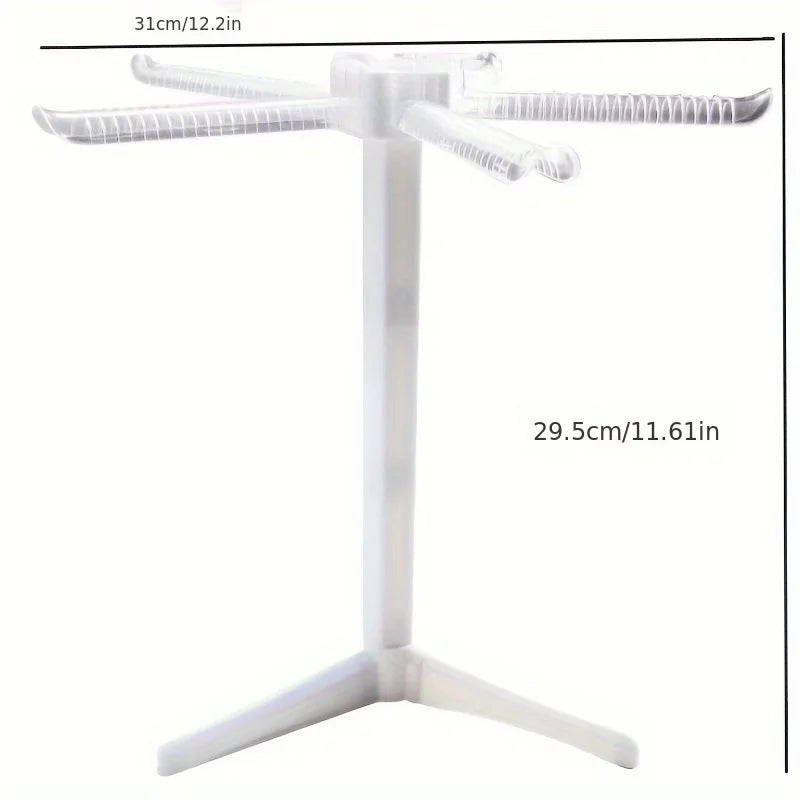 Hanging Pasta Drying Rack – Space-Saving Noodle Rack Pasta Drying Rack Axl White