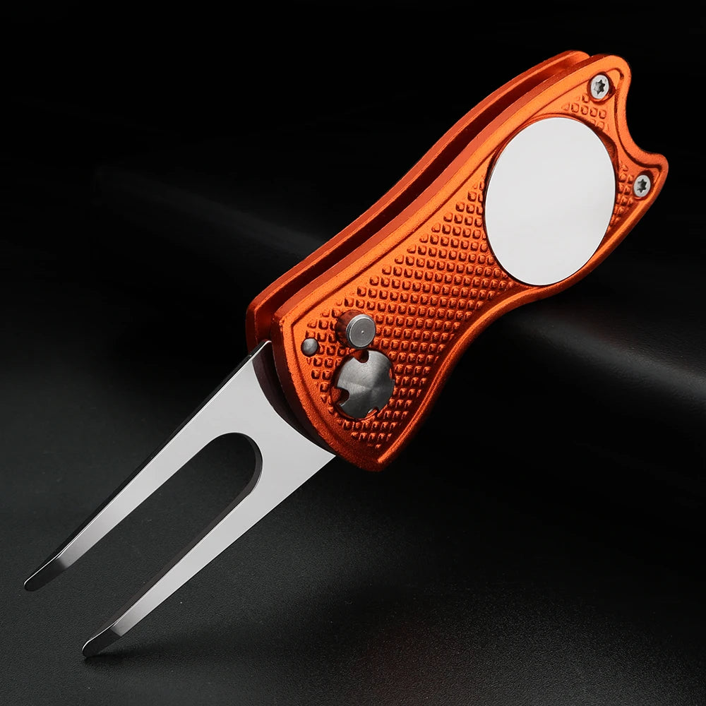 Golf Green Fork – Aluminum & 440C Stainless Steel Divot Tool Golf Divot Tool Axl D China Mainland