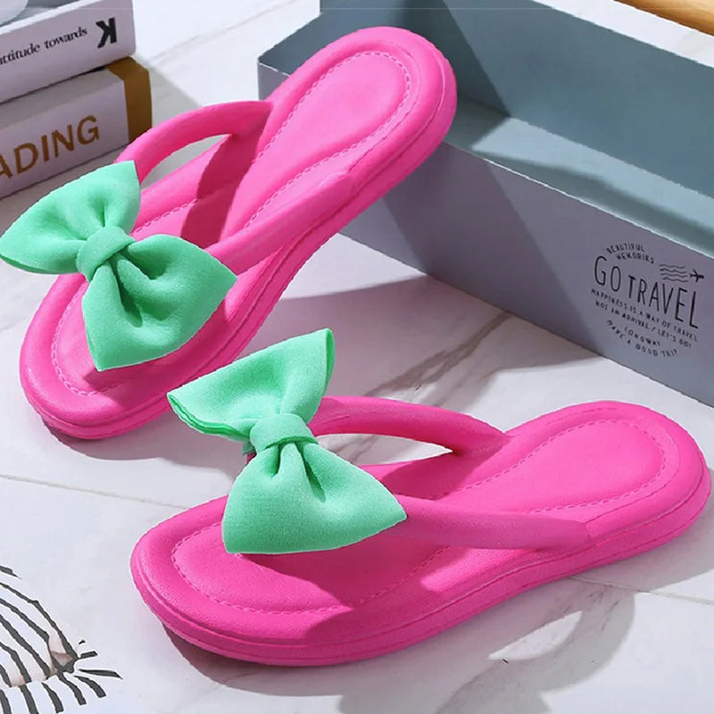 HAJINK Women's Anti-Slip Flat Slide Slippers – Indoor & Beach Flat Slide Slippers Axl