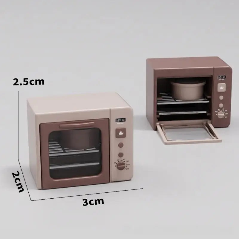 1:12 Scale Dollhouse Miniature Microwave Oven Kitchen Toy Dollhouse Accessory Axl A2
