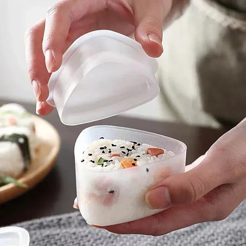 Onigiri Rice Ball Mould Set – Triangle & Shape Sushi Maker Sushi Rice Mould Axl