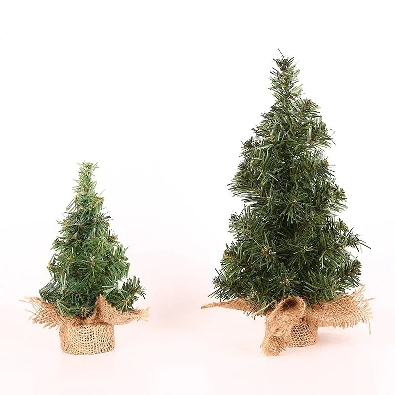 Mini Snowy Pine Christmas Tree 20cm/30cm – Desktop Decor Mini Christmas Tree Axl