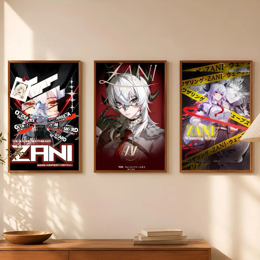 Game Zani Self-Stick HD Wall Art Poster – Waterproof Decor Wall Art Poster Axl