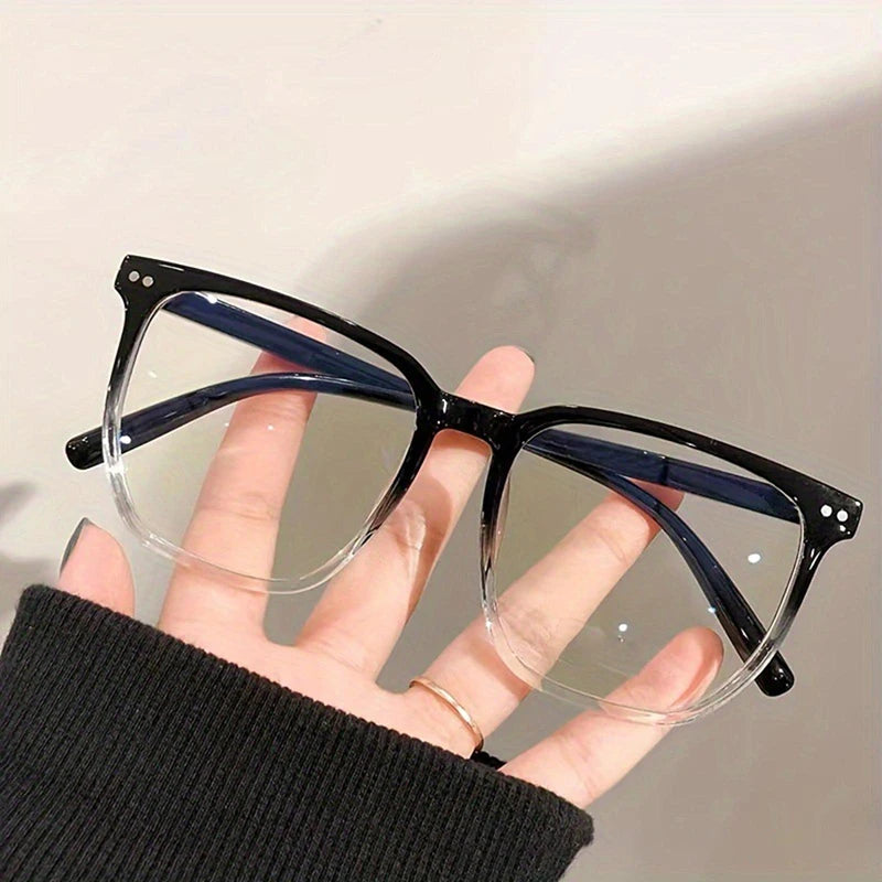 Square Frame Clear Fashion Glasses – Unisex Campus Eyewear Fashion Eyeglasses Axl