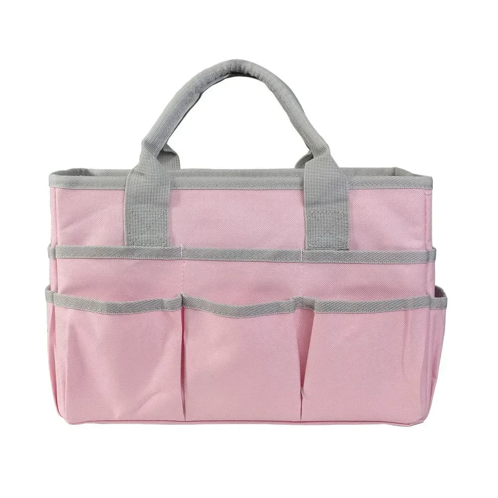 Heavy Duty Wide Mouth Tool Bag – Oxford Cloth Organizer Tote Garden Tool Bag Axl Pink China Mainland