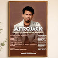 Afrojack Waterproof PVC Wall Poster – Peel-and-Stick HD Art Wall Art Poster Axl White01 15X20cmNoframe