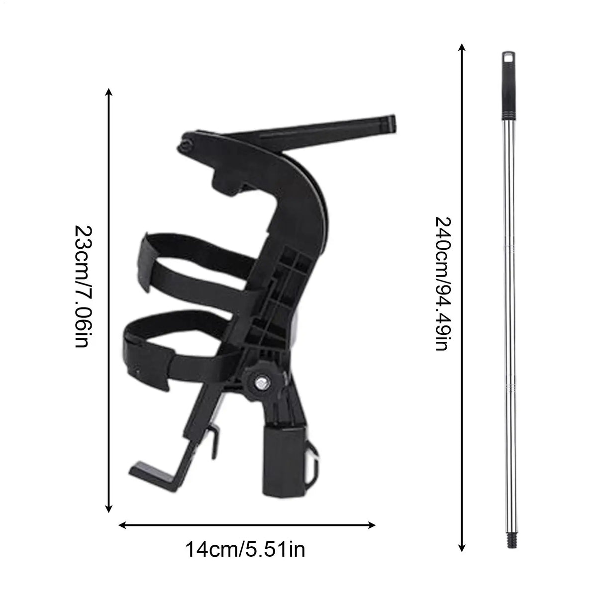 Adjustable Spray Can Extension Pole – Telescopic Angle Adaptor Spray Pole Adaptor Axl