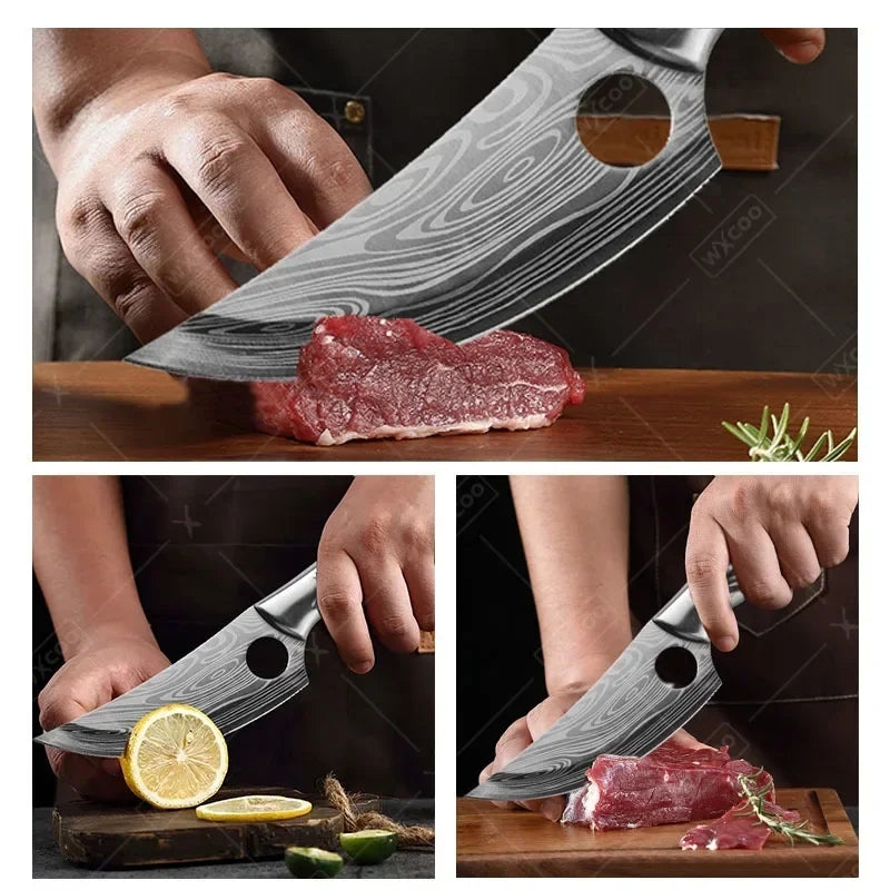 5.5-Inch 5CR15 Stainless Steel Kitchen Cleaver & Meat Knife Kitchen Cleaver Knife Axl