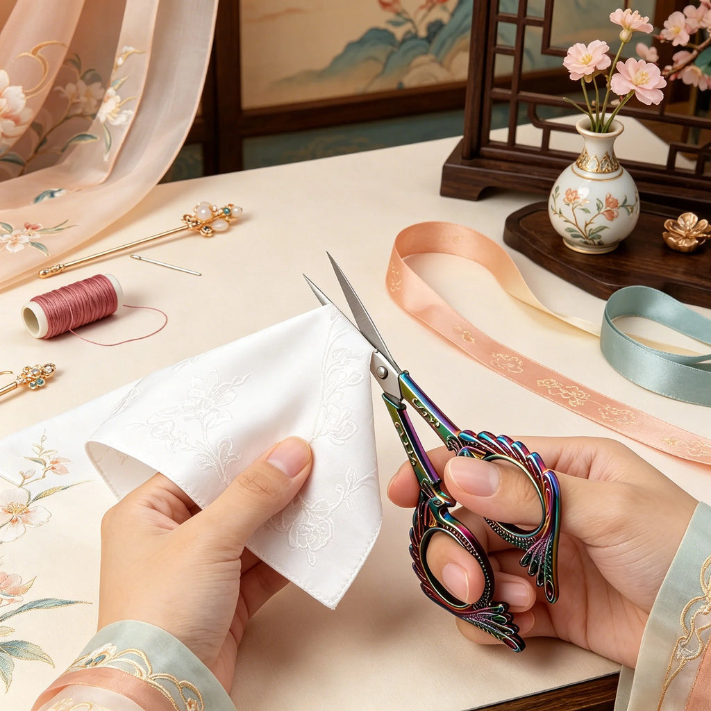 Stainless Steel Craft & Sewing Scissors – Embroidery Tailor Set Craft Scissors Set Axl