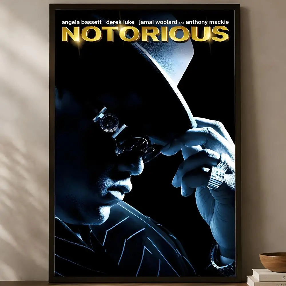 Notorious B.I.G. Self-Stick HD Wall Art Poster | Waterproof Wall Art Poster Axl White07 40X50cmNoframe