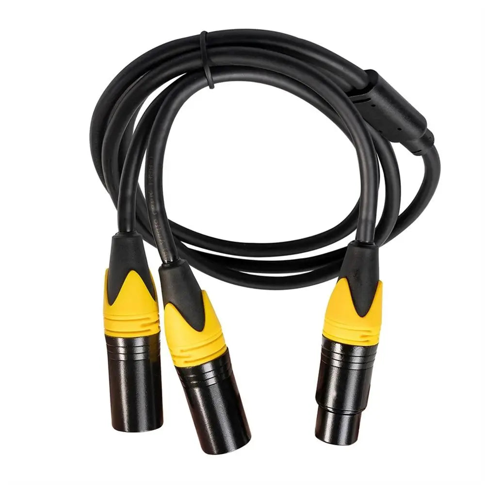 XLR Y Splitter Cable | 1 Female to 2 Male 3-Pin Audio Signal XLR Splitter Cable Axl