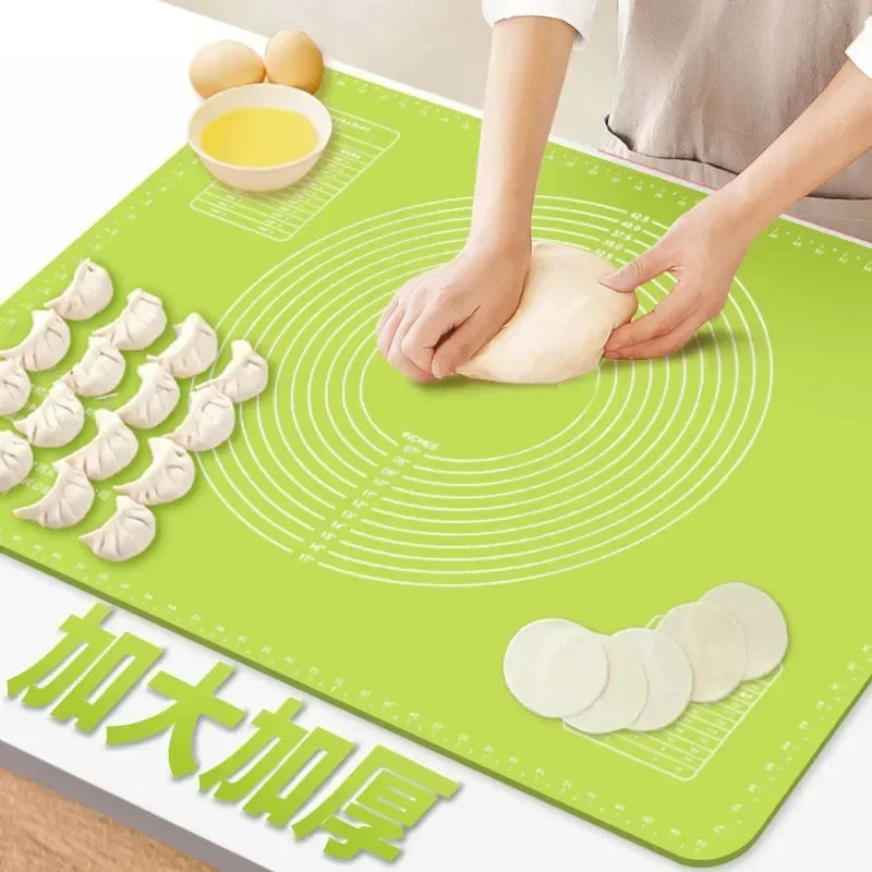 Silicone Baking Mat 40x50cm – Non-Stick Dough & Pastry Pad Silicone Baking Mat Axl green-40X50cm