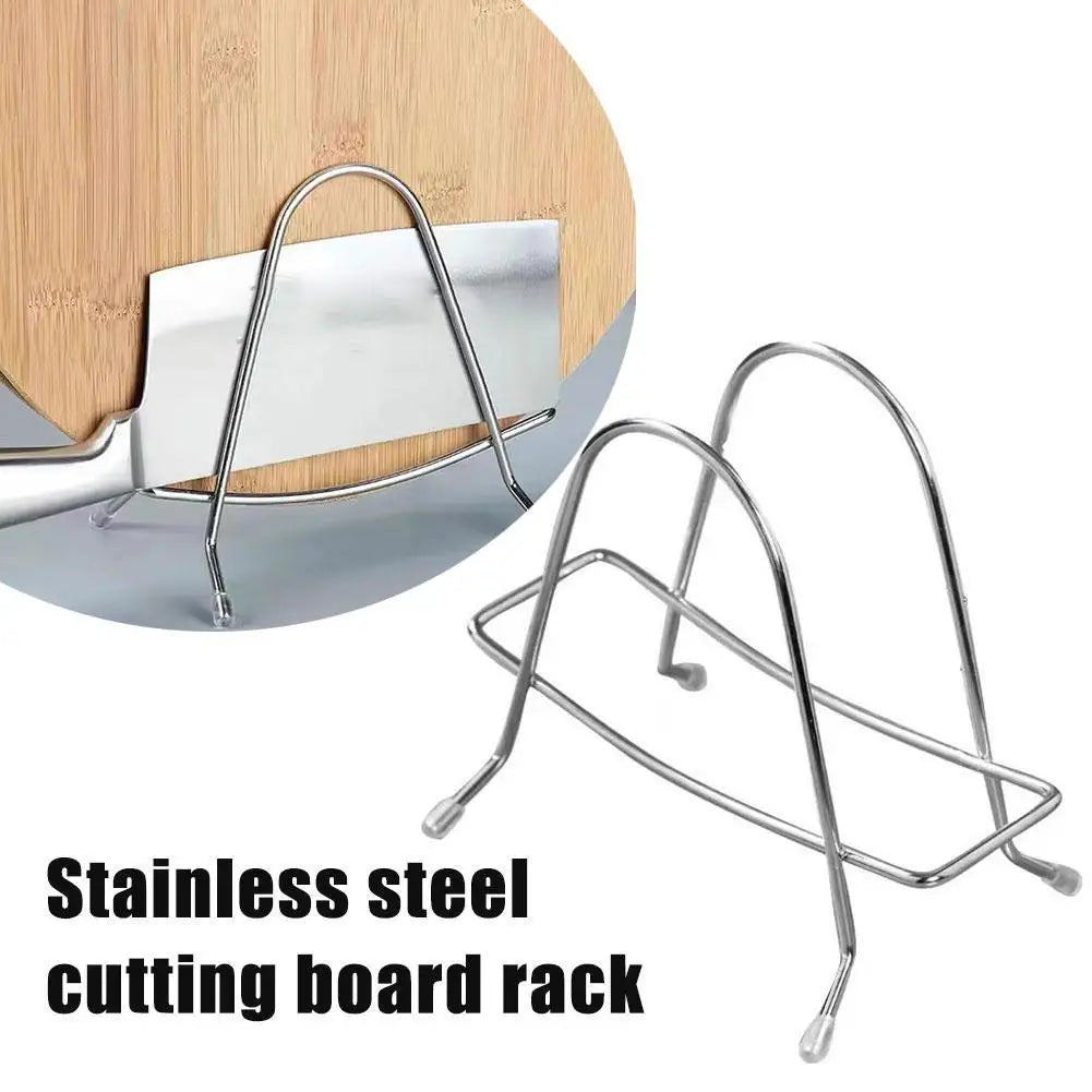 Stainless Steel Cutting Board & Pot Lid Rack Organizer Kitchen Organizer Rack Axl