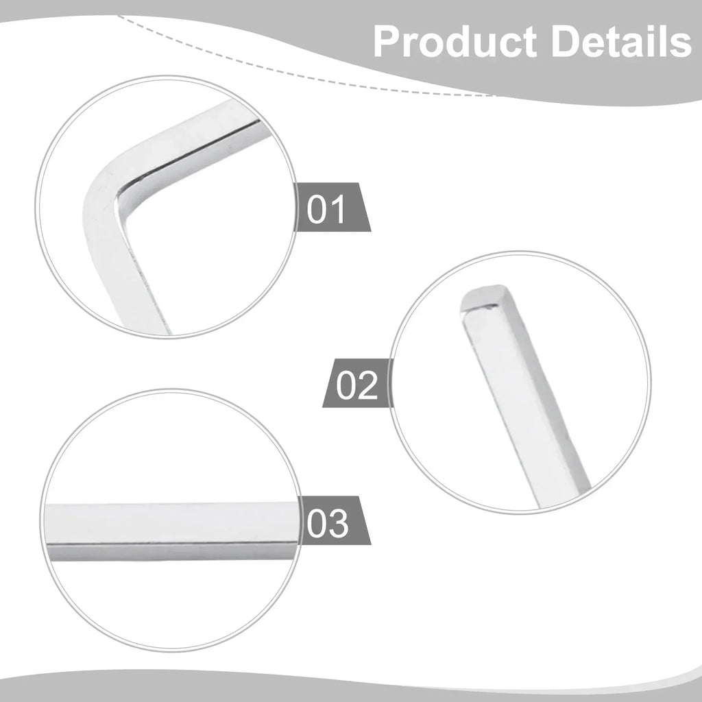 L-Shape Square Head Wrench – Cr-V Steel 3–10mm | Hand Tool Square Head Wrench Axl