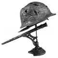 WWII Helmet Table Lamp – Retro Resin War Style Desk Light Decorative Table Lamp Axl B