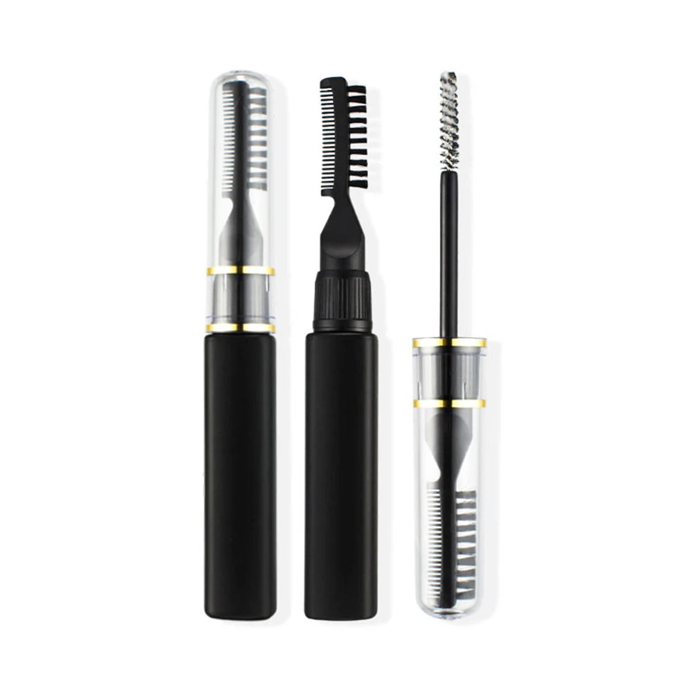 Waterproof Vegan Eyebrow Gel – Private Label Brow Styling Wax Eyebrow Gel Wax Axl Black Tube 20pcs with logo