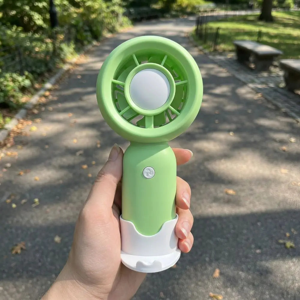 USB Rechargeable Mini Handheld Fan – Clover Design Mini Handheld Fan Axl