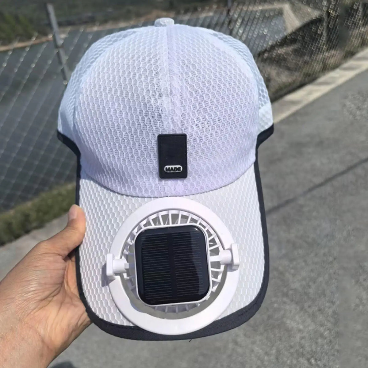 Solar Fan Hat – USB & Wide Brim Cap for Outdoor Cooling Solar Fan Hat Axl