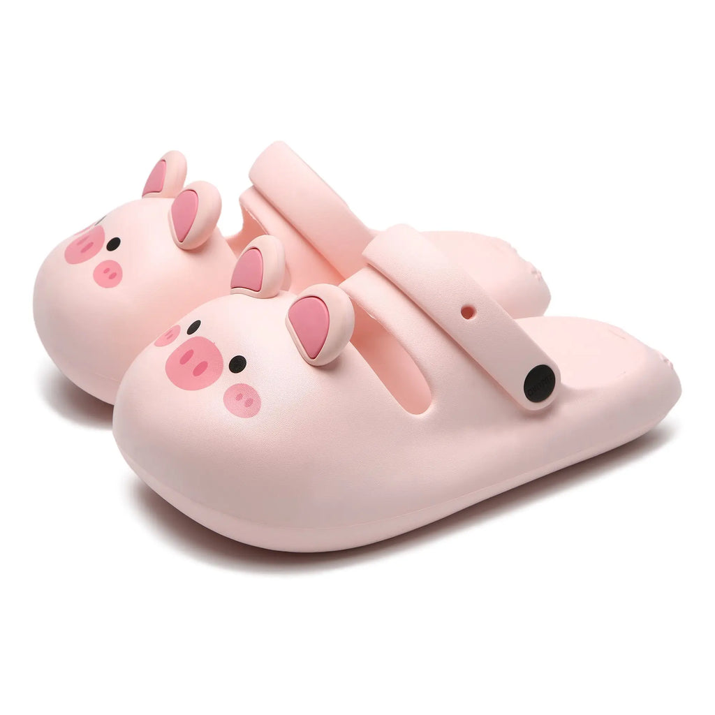 Lorilury Women's Pig Animal Clogs – EVA Slides Indoor Outdoor Animal Novelty Clogs Axl Pink 40-41