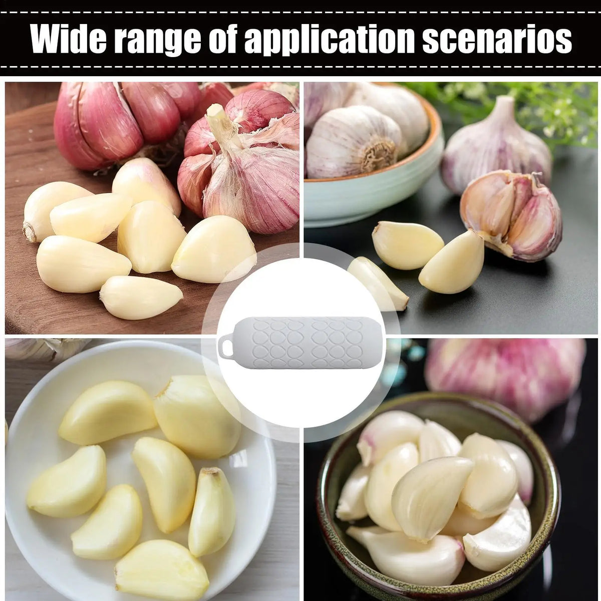Silicone Garlic Peeler Tube – Fast, Easy & Odor-Free Peeling Garlic Peeler Tool Axl