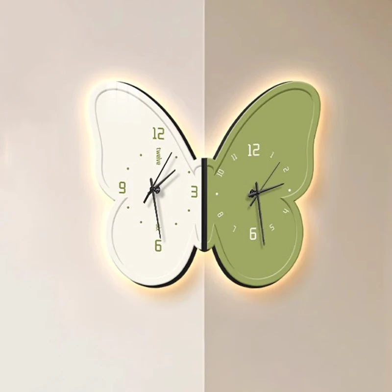 Luminous Silent Wall Clock – Nordic Light Luxury Home Décor Wall Clock Axl